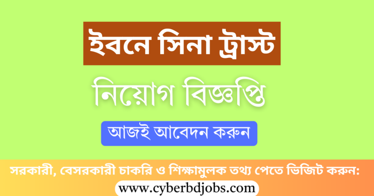 Ibn Sina Trust Job Circular 2025