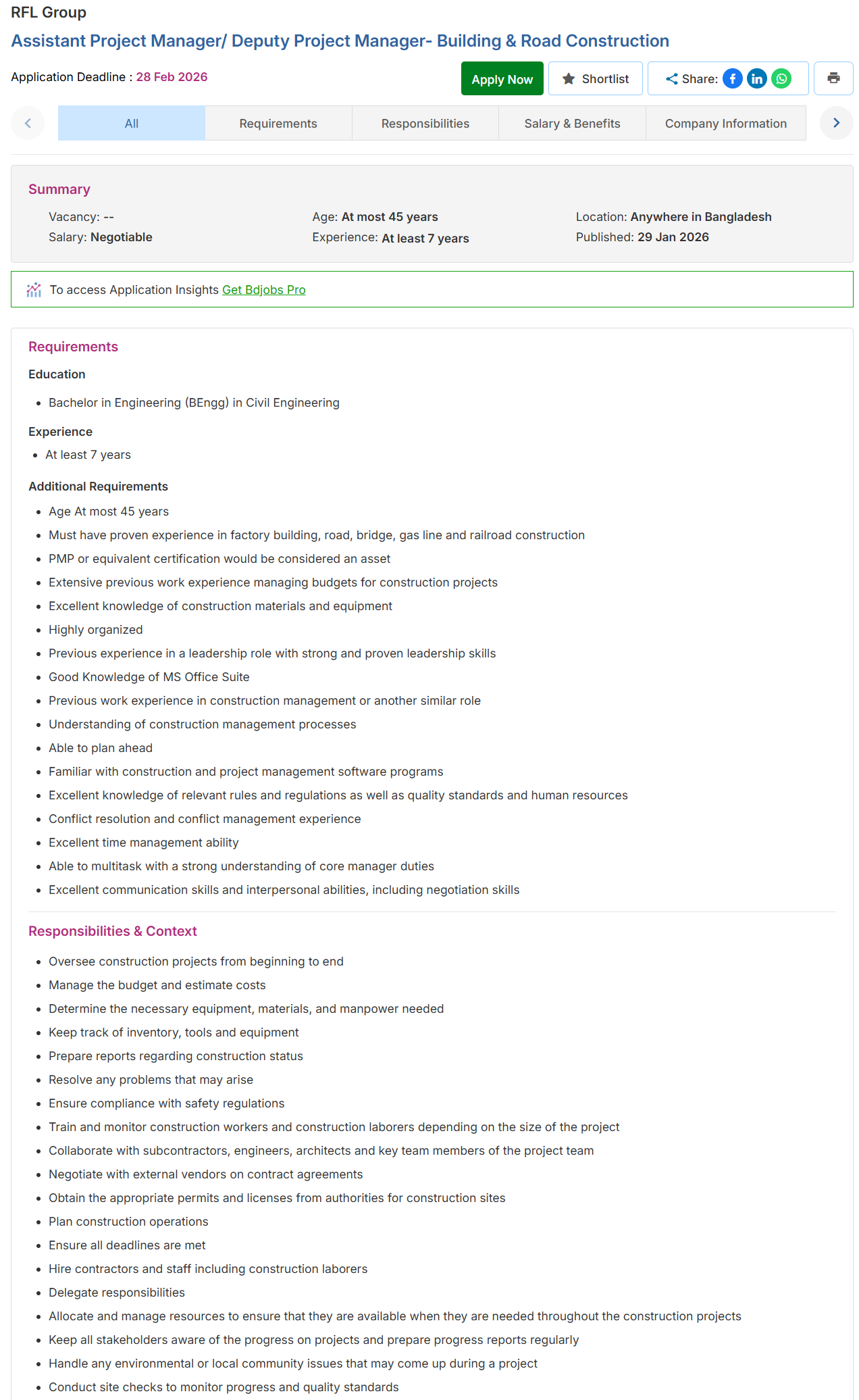 RFL Niyog Circular 2026