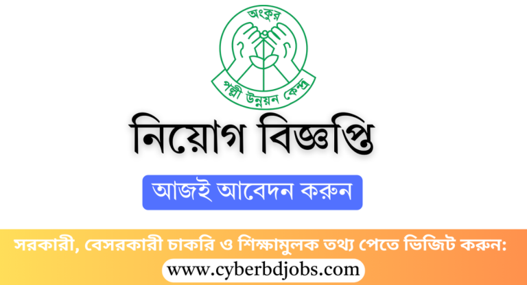 Aungkur Palli Unnayan Kendra Job Circular 2026